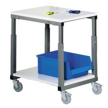 Carrello tavolo, portata 150 kg, per sistema postazione di lavoro ergonomica