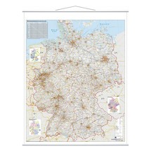 Carte de Allemagne FRANKEN K, plan de rue
