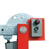 Cerradura de cilindro de perfil para barreras