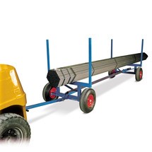 Chariot pour matériaux longs, capacité de charge 3 500 kg