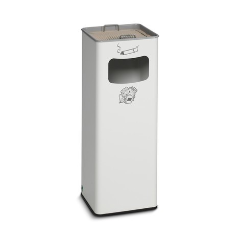 Combinação de lixo Asher VAR®, modelo de suporte, 31,7 litros