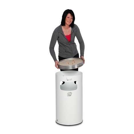Combinação de lixo Asher VAR®, modelo em pé, 69,2 litros