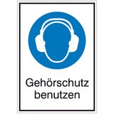 Combinaison de panneaux d'obligation : « Port obligatoire de protections auditives »