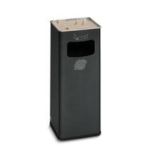 Combinazione posacenere-cestino dei rifiuti VAR®, modello a colonna, 31,7 litri