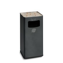 Combinazione posacenere-cestino dei rifiuti VAR®, modello a colonna, 53,4 litri