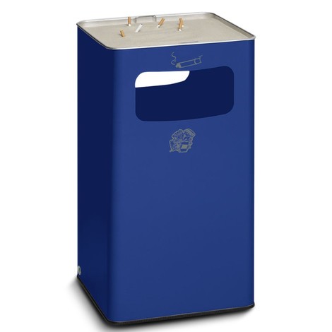 Combinazione posacenere-cestino dei rifiuti VAR®, modello a colonna, 96,1 litri
