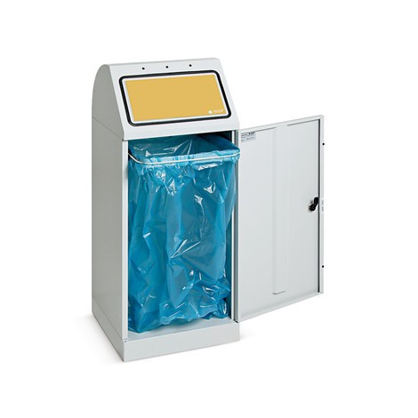 Contenedor de reciclaje Stumpf®, 70 litros, con puerta batiente