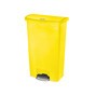 Conteneur à déchets à pédale Rubbermaid Slim Jim® avec pédale du côté large, plastique