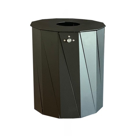 Conteneur poubelle poubelles et produits de nettoyage conteneur poubelles à  la norme din avec couvercle articulé
