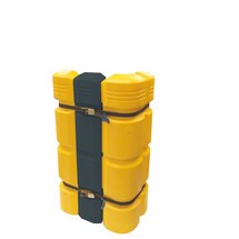 Correia para proteção contra colisão com colunas, flexível