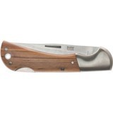 Couteau de poche en acier inoxydable, balances en bois d'olivier