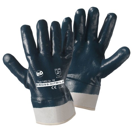 CROSS-NITRIL2 Handschuh mit Segeltuchstulpe