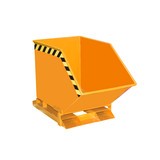 Cubeta con mecanismo de vuelco Bauer®, en forma de caja