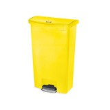 Cubo de residuos Rubbermaid Slim Jim® con pedal en el lado ancho, plástico