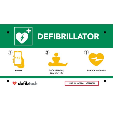 defibtech Defibrillatorkast met geluidsalarm