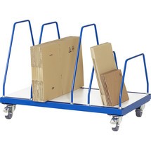 Deposito sotto-tavolo mobile RAU per scatole di cartone, AxP 660 x 590 mm