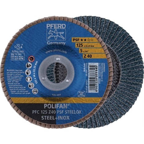 Disque de ventilateur PFERD POLIFAN Z PSF STEELOX