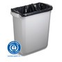 DURABLE Abfallbehälter DURABIN® ECO 60L mit Deckel + Info-Rahmen DURAFRAME®