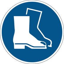 DURABLE Symbol: Fußschutz benutzen