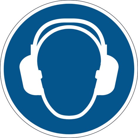 DURABLE Symbol: Gehörschutz benutzen