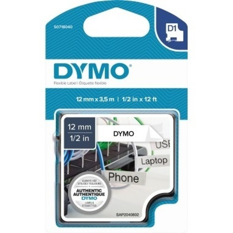 DYMO® Schriftbandkassette D1 12 mm x 3,5 m (B x L)  DYMO