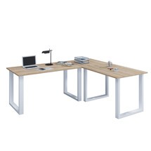 Eck-Schreibtisch Lona, BxT 160 x 50 und 130 x 50 cm