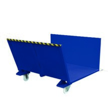 Eichinger® Langholz-Sammelplattform mit Seitenrampen, 500 kg
