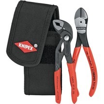 Ensemble de pinces Mini KNIPEX, 2 pièces avec sac ceinture 390g