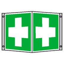 Erste-Hilfe-Kennzeichnung – Erste Hilfe, Winkel