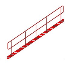 Escalier pour système de plates-formes de stockage modulaire, hauteur jusqu’à 3 400 mm