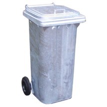 Escaninho de caixote de lixo em chapa de aço galvanizado a quente