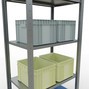 estantería de cargas pequeñas SCHULTE montaje enchufable, módulo inicial, carga estante intermedio 150 kg, galvanizado