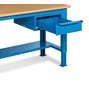 Fami výškovo nastaviteľný pracovný stôl s multifunkčným nástenným a zásuvkovým segmentom