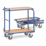 fetra® Klappbarer Tischwagen mit Stahlrahmen