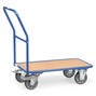 fetra® Plattformwagen mit Holzladefläche