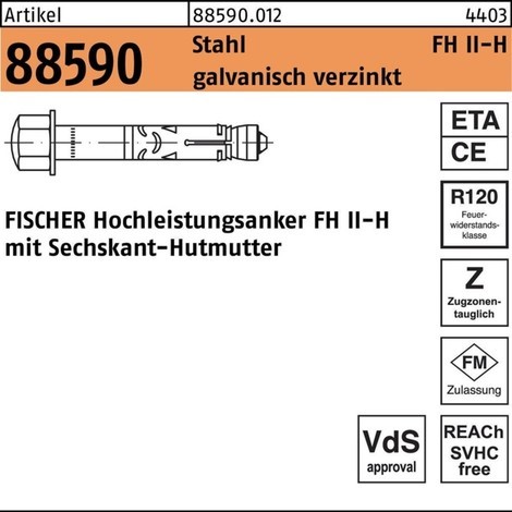 FISCHER Hochleistungsanker R 88590