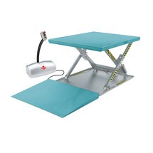 Flat scissor lift table, closed, Ameise®