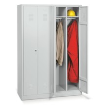 Garderobekast BASIC met dubbel compartiment