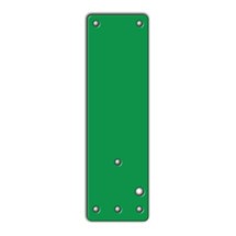 GfS Montagegrundplatte Fluchttürsicherung grün für Brandschutz- und Vollglastüren
