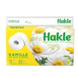 Hakle Kamille Toilettenpapier mit Kamillenduft, 3-lagig, 8 Rollen