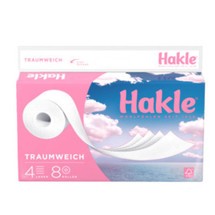 Hakle Traumweich Toilettenpapier, 4-lagig, 8 Rollen