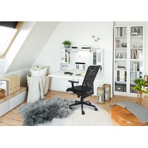 Hammerbacher Büromöbel-Set 'Home-Office 2', Wandschreibtisch und Bürodrehstuhl