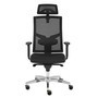 Hammerbacher Premium 2 silla giratoria de oficina reposacabezas con respaldo de malla