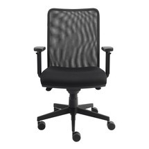Hammerbacher Solid 2 sedia girevole da ufficio, schienale in rete