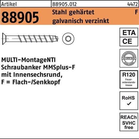 HECO Schraubanker R 88905 MULTI-MONTI MMSplus-F