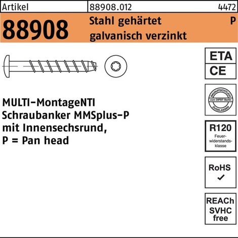 HECO Schraubanker R 88908 MULTI-MONTI MMSplus-P
