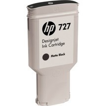 HP Tintenpatrone 727 schwarz matt 300 ml  HP