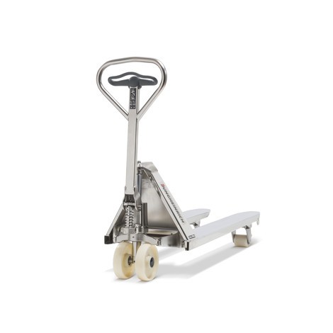 Jungheinrich AM I20p stainless steel pallet truck – professional version, long forks