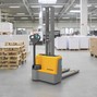Jungheinrich EJC M10 E electric stacker truck – single-stage mast, lithium-ion