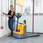 Jungheinrich EJE M13 electric low-lift pallet truck with weighing scales, lithium-ion